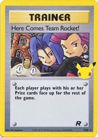 Here Comes Team Rocket! - Celebrations: Classic Collection - Pokemon card