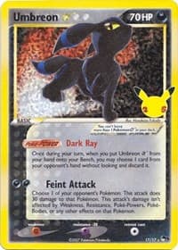 Umbreon Star - Celebrations: Classic Collection - Pokemon card