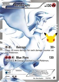 Reshiram - Celebrations: Classic Collection - Pokemon card