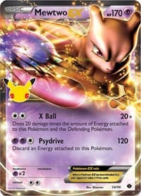 Mewtwo EX - Celebrations: Classic Collection - Pokemon card