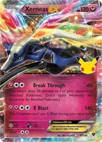 Xerneas EX - Celebrations: Classic Collection - Pokemon card