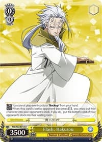 Flash, Hakurou - That Time I Got Reincarnated as a Slime Vol.2 - Weiss Schwarz card