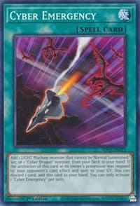 Cyber Emergency - Structure Deck: Cyber Strike - YuGiOh card
