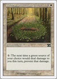 Circle of Protection: Green - Classic Sixth Edition - Magic: The Gathering card
