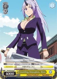 Unsettling Atmosphere, Shion - That Time I Got Reincarnated as a Slime Vol.2 - Weiss Schwarz card