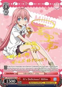 It's Delicious! Milim (SP) - That Time I Got Reincarnated as a Slime Vol.2 - Weiss Schwarz card