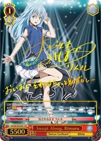 Swept Along, Rimuru (SSP+) - That Time I Got Reincarnated as a Slime Vol.2 - Weiss Schwarz card