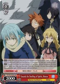 Towards the Dwelling of Spirits, Rimuru (SR) - That Time I Got Reincarnated as a Slime Vol.2 - Weiss Schwarz card