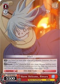 Warm Welcome, Rimuru - That Time I Got Reincarnated as a Slime Vol.2 - Weiss Schwarz card