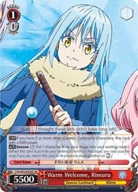 Warm Welcome, Rimuru (SR) - That Time I Got Reincarnated as a Slime Vol.2 - Weiss Schwarz card