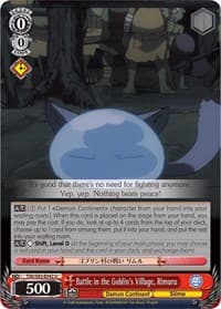 Battle in the Goblin's Village, Rimuru - That Time I Got Reincarnated as a Slime Vol.2 - Weiss Schwarz card