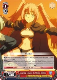 Awaited Chance to Shine, Milim - That Time I Got Reincarnated as a Slime Vol.2 - Weiss Schwarz card