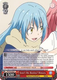 Aren't We Besties? Rimuru - That Time I Got Reincarnated as a Slime Vol.2 - Weiss Schwarz card
