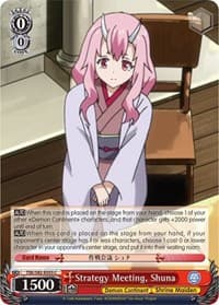 Strategy Meeting, Shuna - That Time I Got Reincarnated as a Slime Vol.2 - Weiss Schwarz card