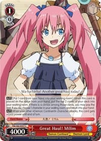 Great Haul! Milim - That Time I Got Reincarnated as a Slime Vol.2 - Weiss Schwarz card