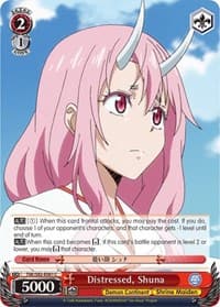 Distressed, Shuna - That Time I Got Reincarnated as a Slime Vol.2 - Weiss Schwarz card