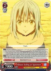 Rimuru Sealing an Agreement - That Time I Got Reincarnated as a Slime Vol.2 - Weiss Schwarz card