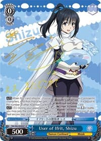 User of Ifrit, Shizu (SP) - That Time I Got Reincarnated as a Slime Vol.2 - Weiss Schwarz card