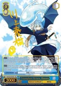Triumphant Return, Rimuru (SSP+) - That Time I Got Reincarnated as a Slime Vol.2 - Weiss Schwarz card