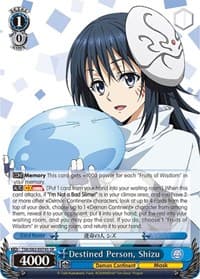 Destined Person, Shizu (SR) - That Time I Got Reincarnated as a Slime Vol.2 - Weiss Schwarz card
