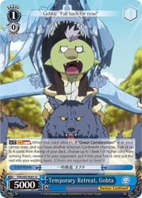 Temporary Retreat, Gobta - That Time I Got Reincarnated as a Slime Vol.2 - Weiss Schwarz card