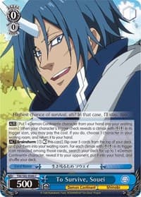 To Survive, Souei - That Time I Got Reincarnated as a Slime Vol.2 - Weiss Schwarz card