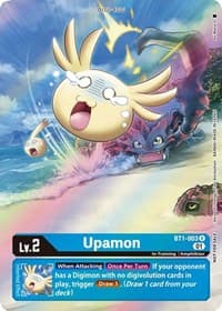 Upamon (1-Year Anniversary Box Topper) - Release Special Booster 1.0 - Digimon Card Game card