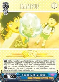 Young Mob & Ritsu (Winner) - Bushiroad Event Cards - Weiss Schwarz card