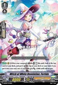 Witch of White Revelation, Fertida - Bushiroad Event Cards - Cardfight Vanguard card
