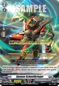 Kanone Schnellkrieger (Hot Stamped) - Bushiroad Event Cards - Cardfight Vanguard card