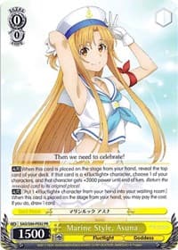 Marine Style, Asuna - Sword Art Online -Alicization- Vol.2 - Weiss Schwarz card