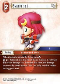 Samurai - Crystal Dominion - Final Fantasy TCG card