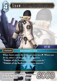 Snow - Crystal Dominion - Final Fantasy TCG card