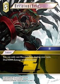 Hecatoncheir - Crystal Dominion - Final Fantasy TCG card