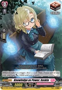 Knowledge as Power, Saskia - D-LTD01: Ahoy! Lyrical Monasterio! - Cardfight Vanguard card