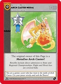 Arch Caster Medal - Medals - MetaZoo card