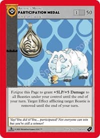 Participation Medal - Medals - MetaZoo card
