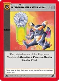 Patreon Master Caster Medal - Medals - MetaZoo card