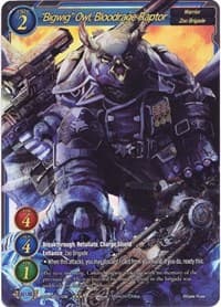 "Bigwig" Owl, Bloodrage Raptor (Extended Art) - Aces of the Cosmos, Assemble! - Gate Ruler card