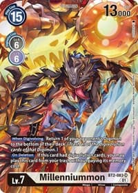 Millenniummon (1-Year Anniversary Box Topper) - Release Special Booster 1.0 - Digimon Card Game card