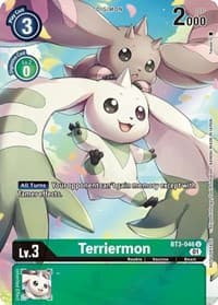 Terriermon (1-Year Anniversary Box Topper) - Release Special Booster 1.0 - Digimon Card Game card