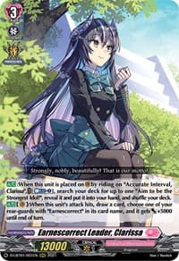 Earnescorrect Leader, Clarissa - D-LBT01: Lyrical Melody - Cardfight Vanguard card
