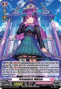 Prismagica, Wilista - D-LBT01: Lyrical Melody - Cardfight Vanguard card