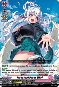 Incessant Vocal, Elkel - D-LBT01: Lyrical Melody - Cardfight Vanguard card