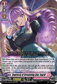 Capriccio of Circulating Star, Ingrid - D-LBT01: Lyrical Melody - Cardfight Vanguard card
