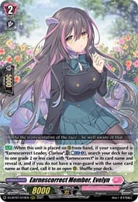 Earnescorrect Member, Evelyn - D-LBT01: Lyrical Melody - Cardfight Vanguard card