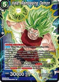 Kale, Rampaging Demon - Saiyan Showdown - Dragon Ball Super: Masters card