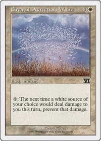 Circle of Protection: White - Classic Sixth Edition - Magic: The Gathering card