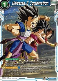 Universe 6 Combination - Saiyan Showdown - Dragon Ball Super: Masters card