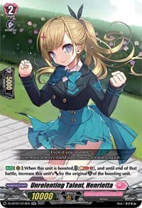 Unrelenting Talent, Henrietta - D-LBT01: Lyrical Melody - Cardfight Vanguard card